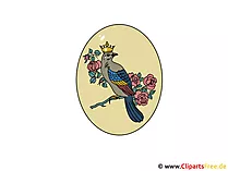 Osterei dekoriert Bild - Clipart