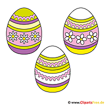 Easter eggs image, graphic, clipart