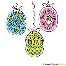 Brezplačna slika velikonočnih jajc