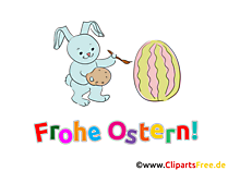 Osterhase als eCard versenden