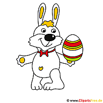 Easter bunny greeting card