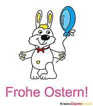 Clipart gratis coniglietto di Pasqua