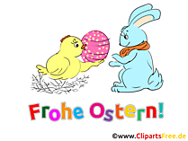 Osterhase Grusskarte, eCard, Postkarte versenden