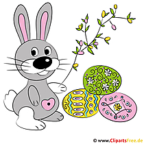 Chansons de Pâques chante clipart lapin de Pâques