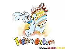Ostern Hintergrundbilder, Wallpaper mit Osterhasen und Ostereiern