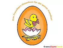 Ostern Spruch Grusskarte