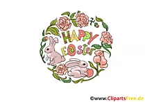 Osterngrüße Bild, Clipart, Grafik