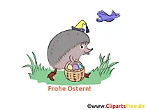 Postkarte zu Ostern lustig