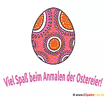 Spruch zu Ostern Grusskarte
