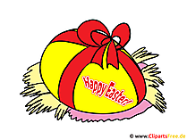 Wünsche zum Osterfest - Bild gratis zum Drucken