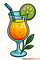 Cocktailglas Clipart kostenlos