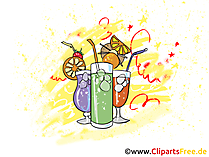 Drinks Clipart, Illustration, Image, Pic