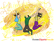 Geburtstagsparty Clipart, Bild, Grafik, Illustration
