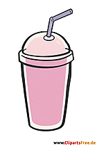 Milchshake Clipart zur Gestaltung von Speisekarten