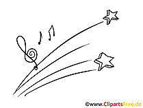 Musik Clipart, Grafik, Zeichnung