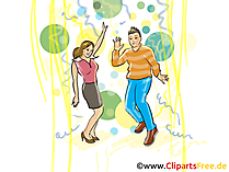 Nachtclub Clipart, Illustration, Bild, Cartoon