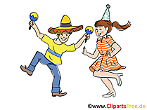 Party Clipart kostenlos zum Drucken