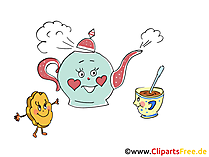 Tee trinken Bilder, Cliparts, Cartoons, Grafiken