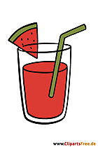 Wassermelonensaft Clipart