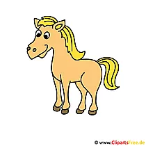 Cartoon Pferd