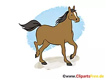 Cartoon Pferd gratis
