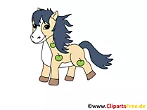 Cartoon Pferd kostenlos