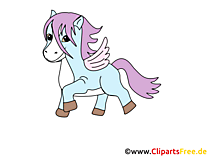 Fohlen Clipart, Bild, Cartoon