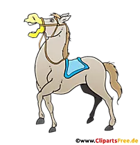 Hengst Clipart mit transparentem Hintergrund