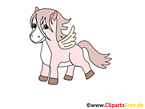 Pony Clip Art and Illustration