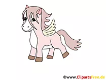Pony Clip Art and Illustration