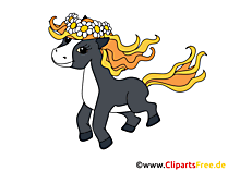 Pony Clip Art, Cartoon, Bild