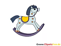 Schaukelspielzeug Pferd Bild