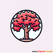 Ahorn Clip Art - Bilder zum Thema Bäume