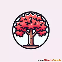 Ahorn Clip Art - Bilder zum Thema Bäume