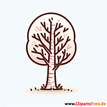 Birke Clip Art - Bilder zum Thema Bäume