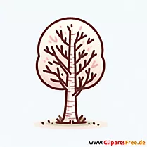 Birke Clip Art - Bilder zum Thema Bäume