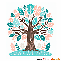 Eiche Clipart - Bilder zum Thema Bäume