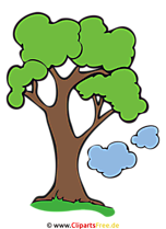 Baum Clipart, Bild, Cartoon, Grafik, Illustration