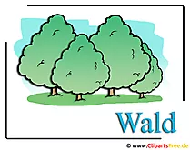 Wald Clipart-Bild free