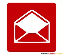 Brief Piktogramm, Mail Icon, Webgrafik kostenlos