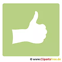 Daumen hoch Clipart