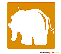 Elefant Silhouette