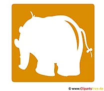 Elefant Silhouette