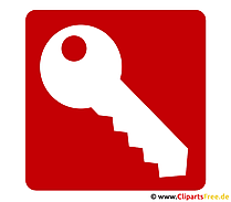 Schlüssel Piktogramm, Icon, Grafik