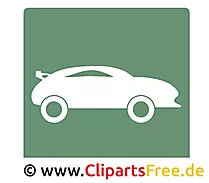 Sportwagen Piktogramm