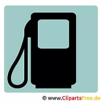 Tankstelle Piktogramm