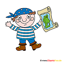 Pirat Clipart zu Fasching