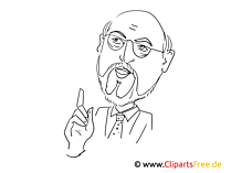 Martin Schulz Karikatur, Zeichnung, Cartoon
