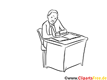 Schäuble Cartoon, Karikatur, Comic schwarz-weiss zum Drucken