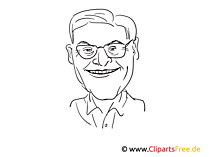 Steinmeier Zeichnung, Cartoon, Karikatur